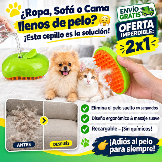 🎁 Cepillo vapor para  mascota
