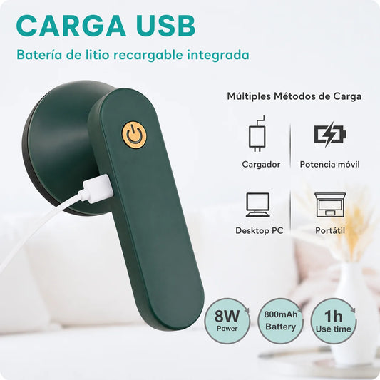Removedor Pelusa Recargable Usb